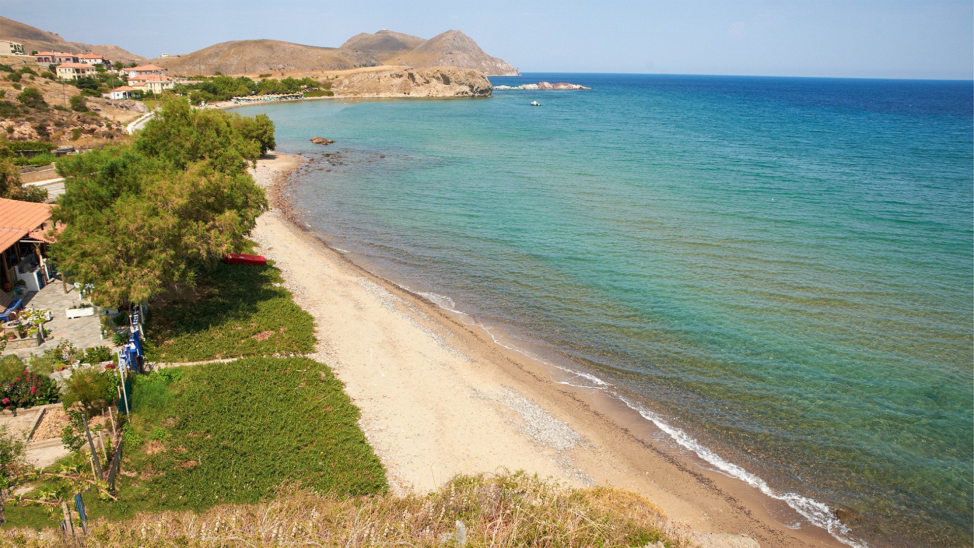 Blue Flag-awarded Agios Ioannis beach is a family favourite 