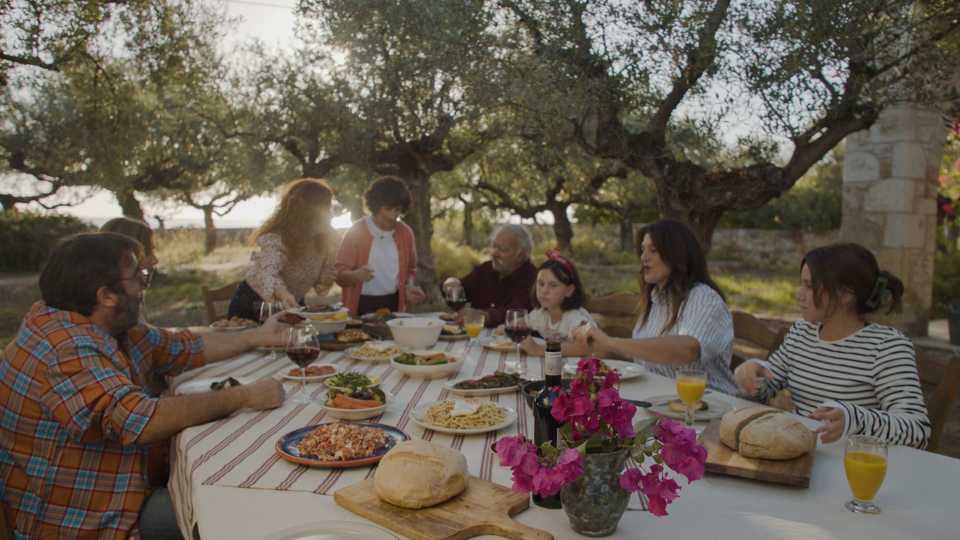 Classic Messinian family dinner