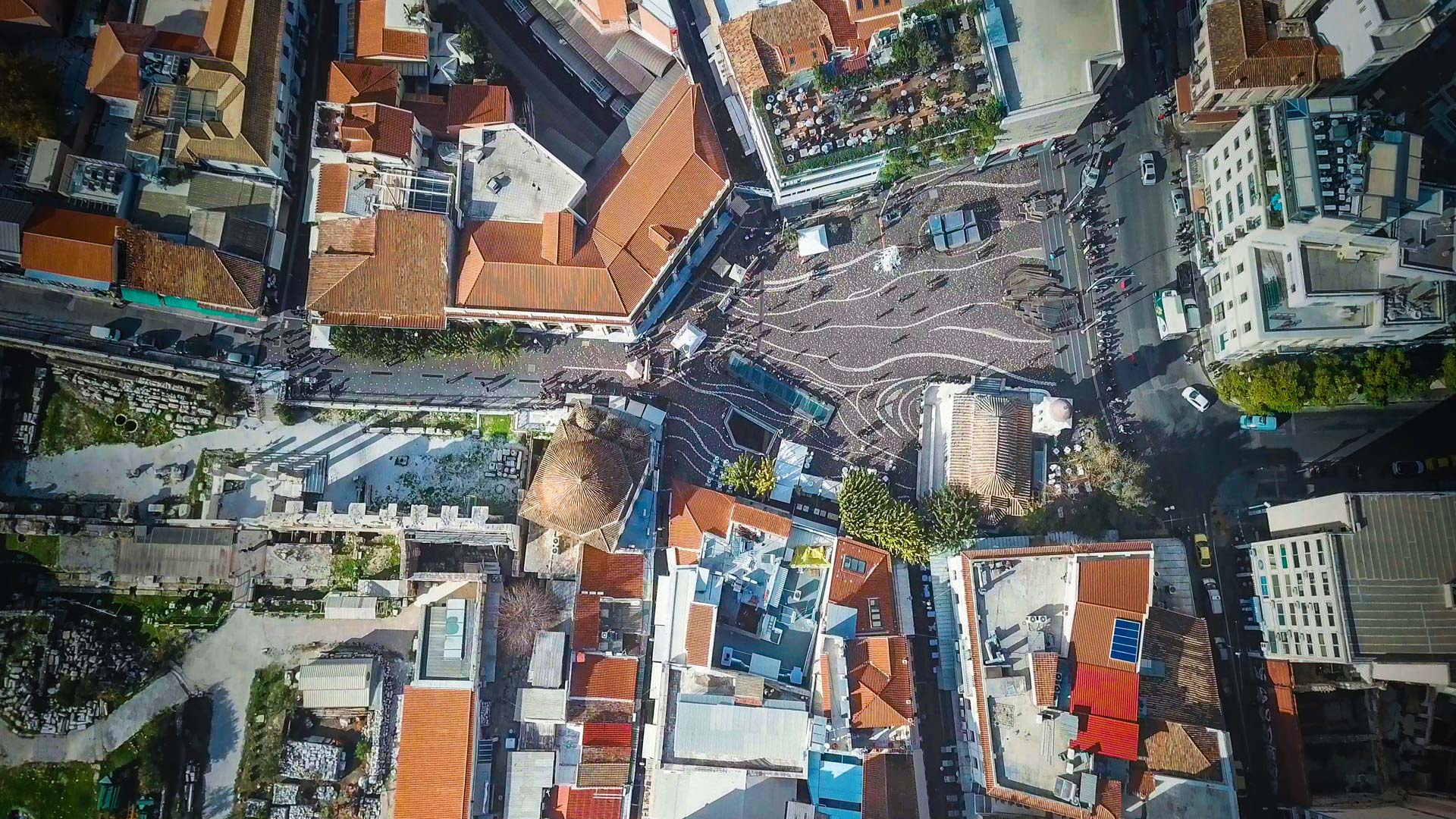 Monastiraki square from above