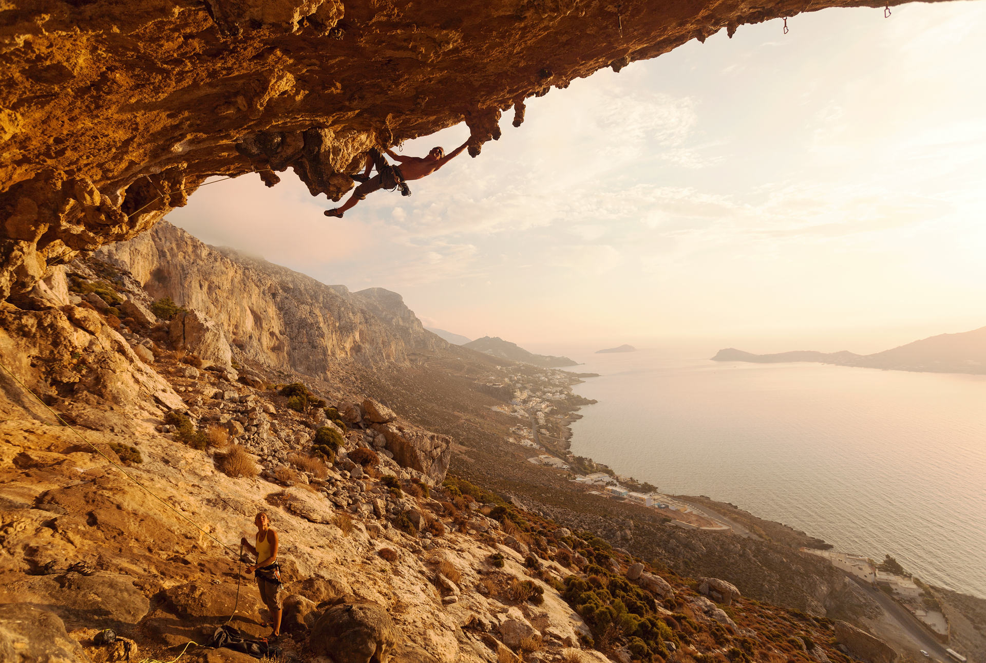 Climbing in Kalymnos