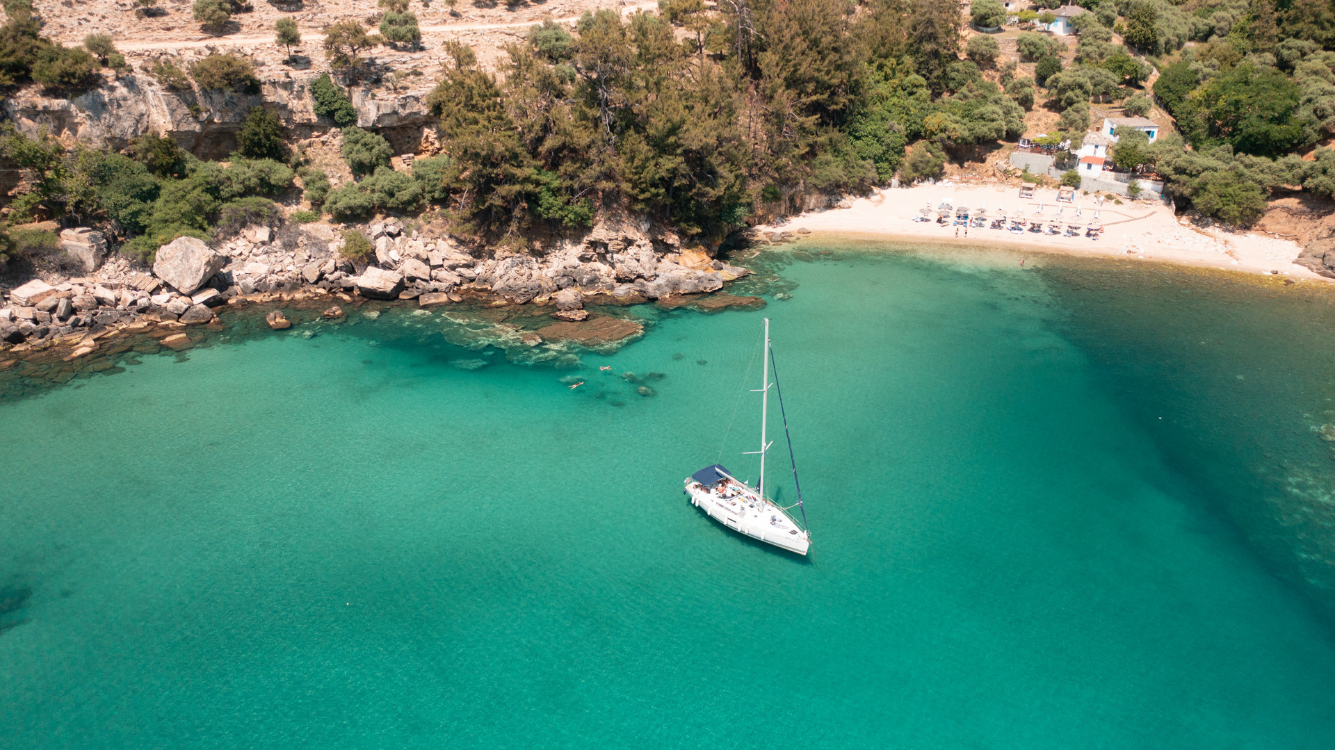 Paradise beach in Thassos… living up to its name 