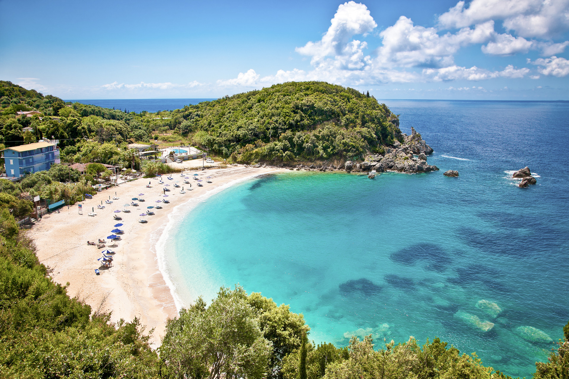 Sarakiniko beach, Syvota