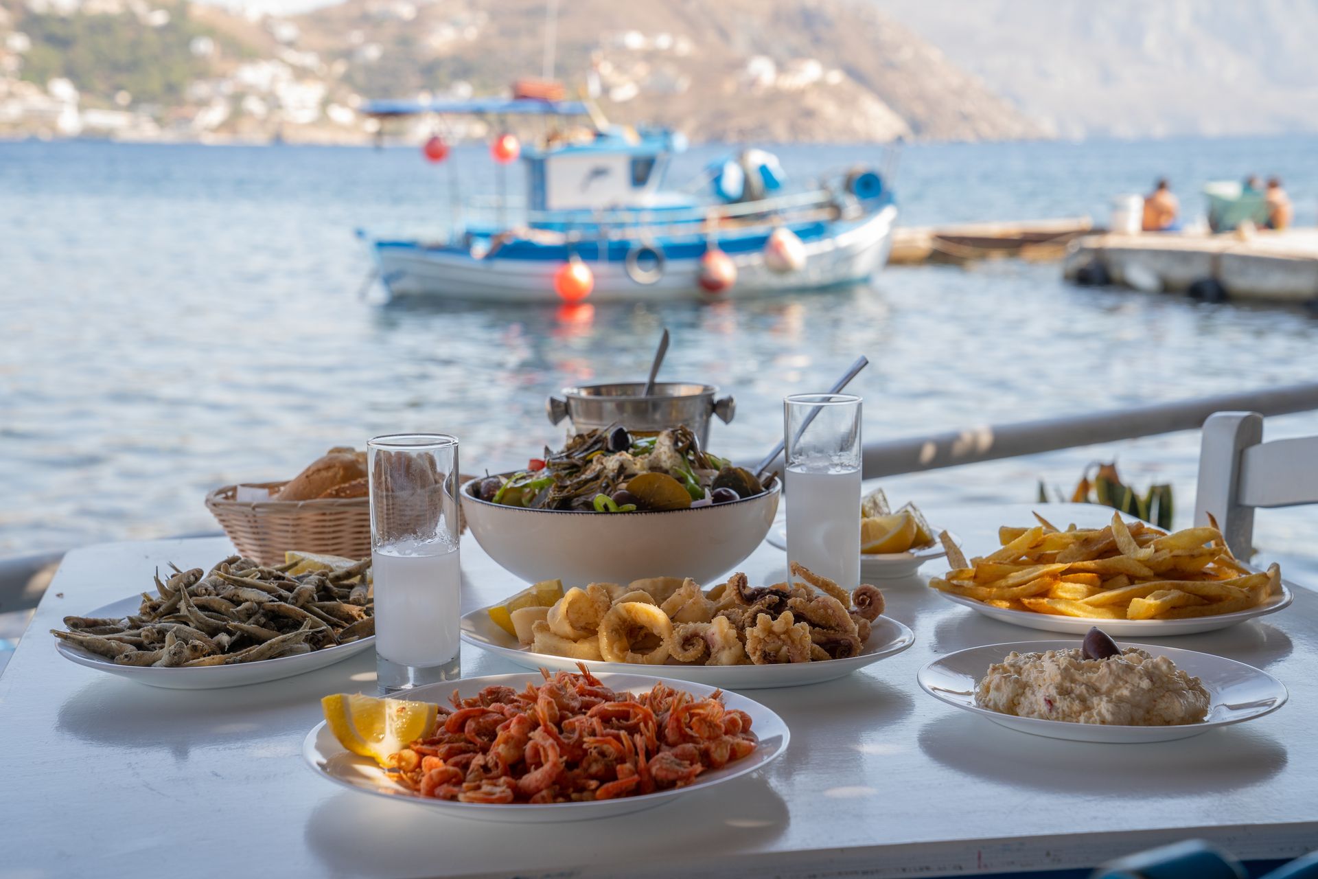 Traditional food on Telendos