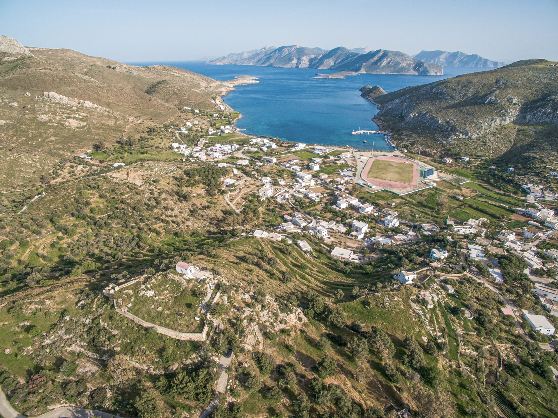 Xirokampos village by the Association of Leros' Food & Beverage Professionals