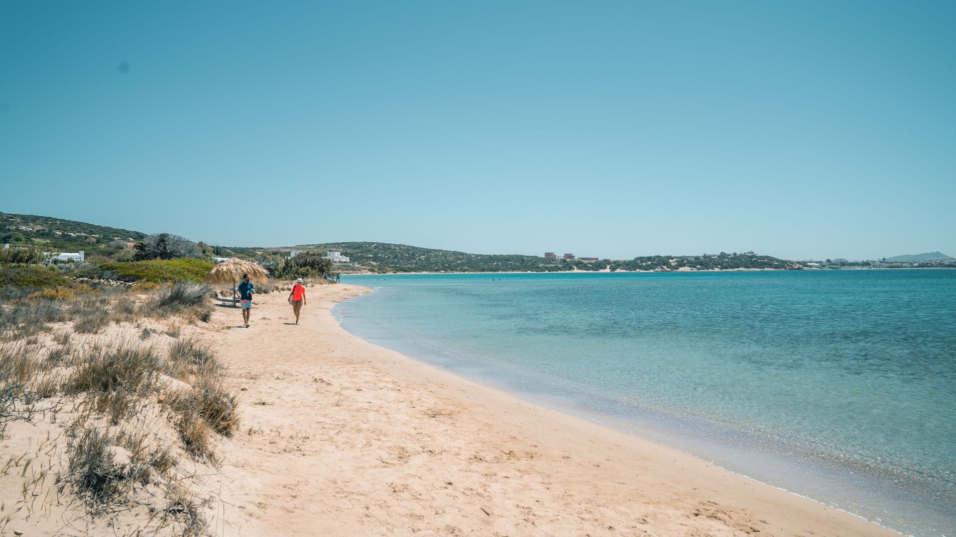 Lageri is one of the most exotic beaches in Paros