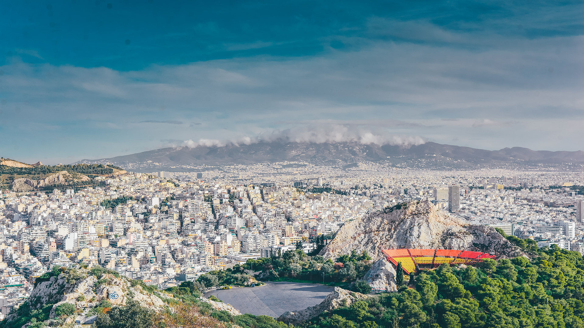 Lycabettus hill, the highest spot of Athens