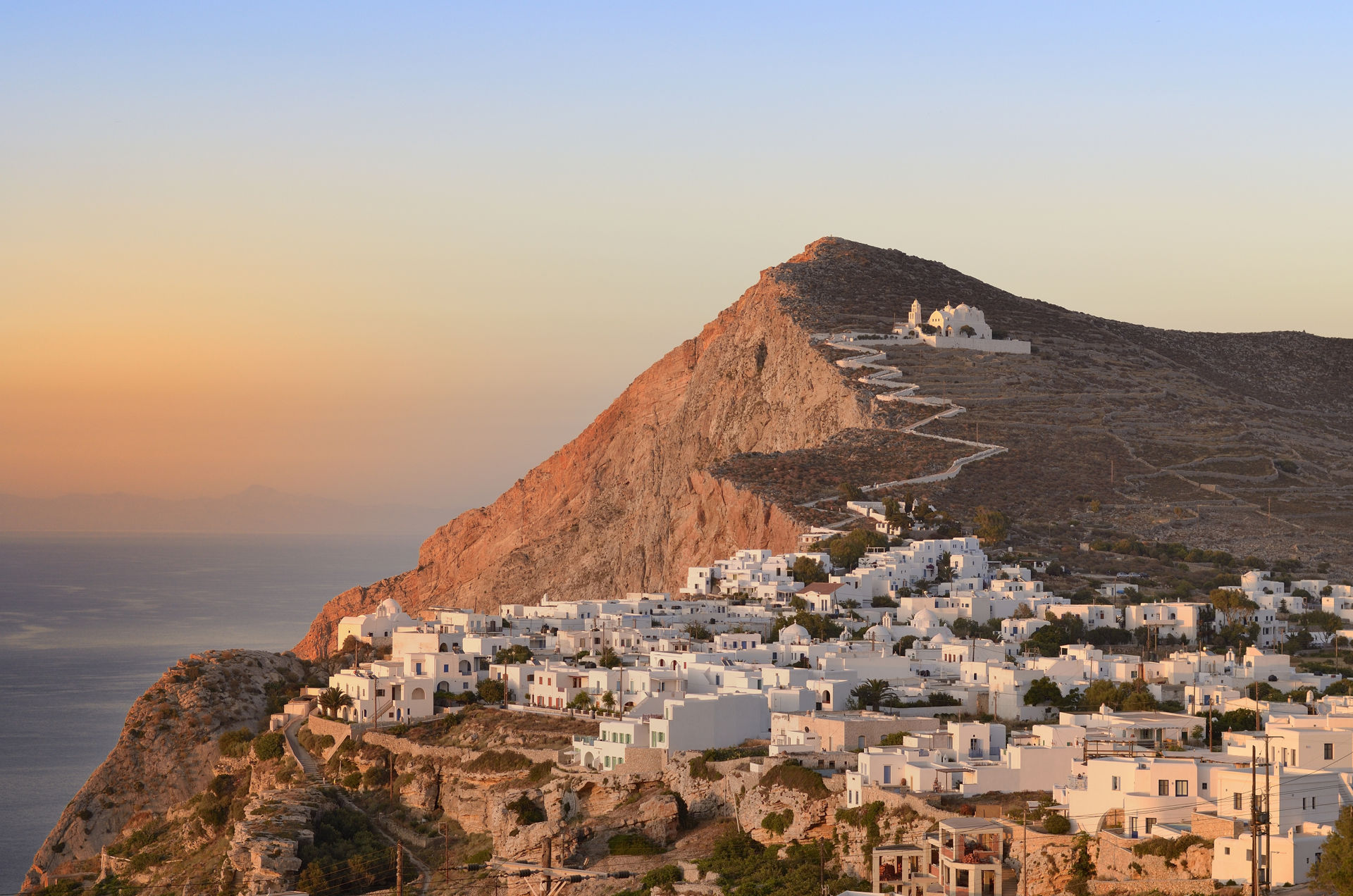 The Church of Panagia in Chora, Folegandros Cyclades