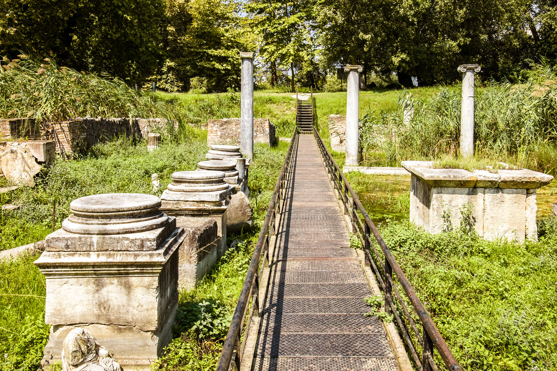 Sanctuary of Isis at the Archaeological Park of Dion. Pieria, Macedonia