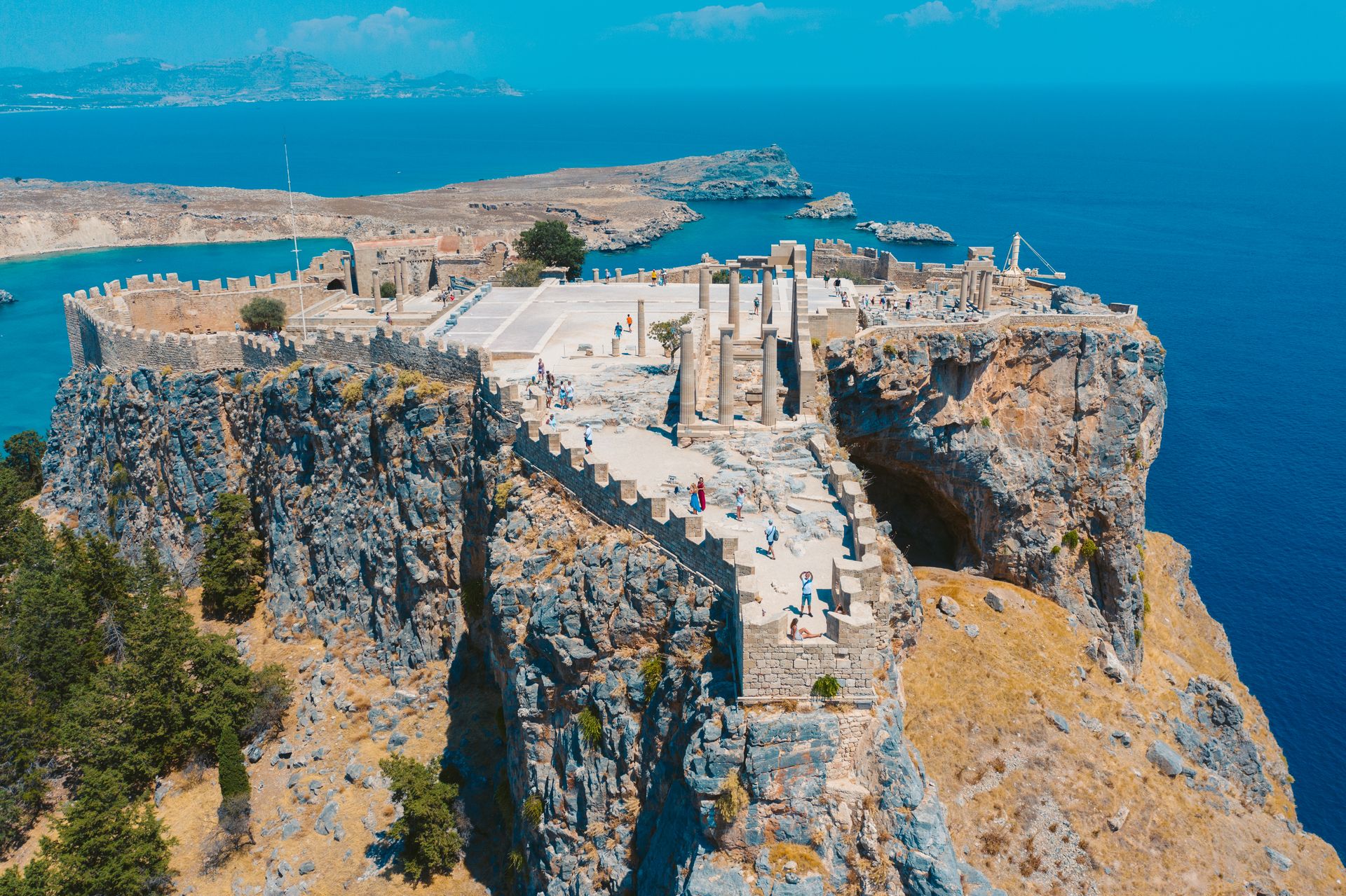 Lindos castle, Rhodes