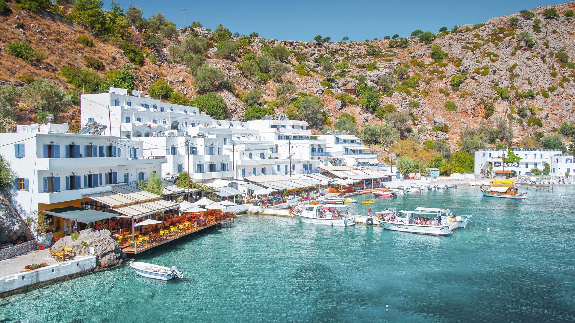 Village of Loutro in Chania