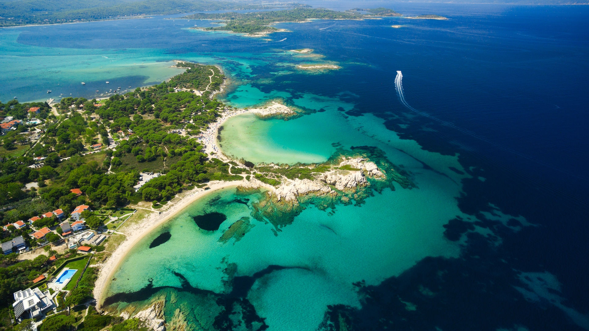 Crystal clear waters, Halkidiki, Greece