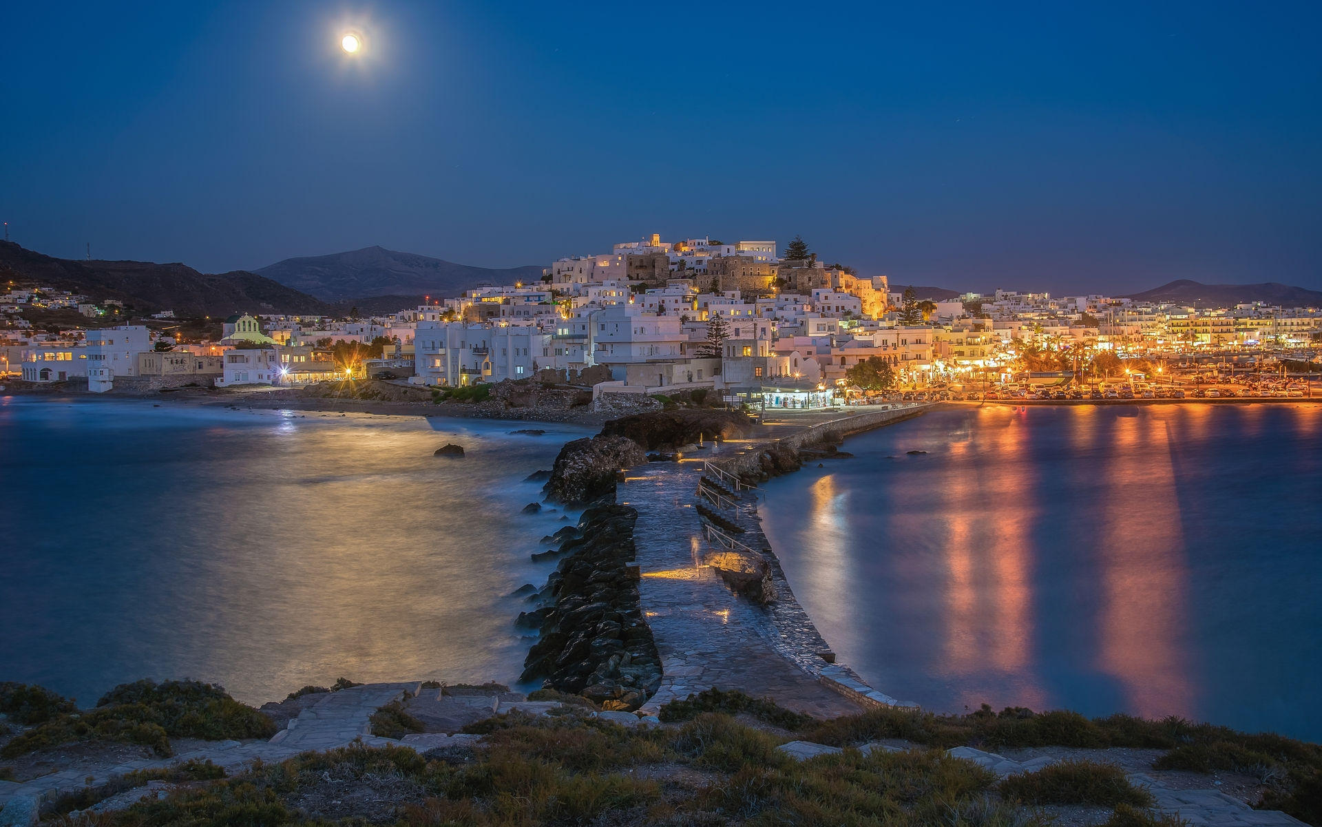 Fool Mond auf Naxos Island, Kykladen