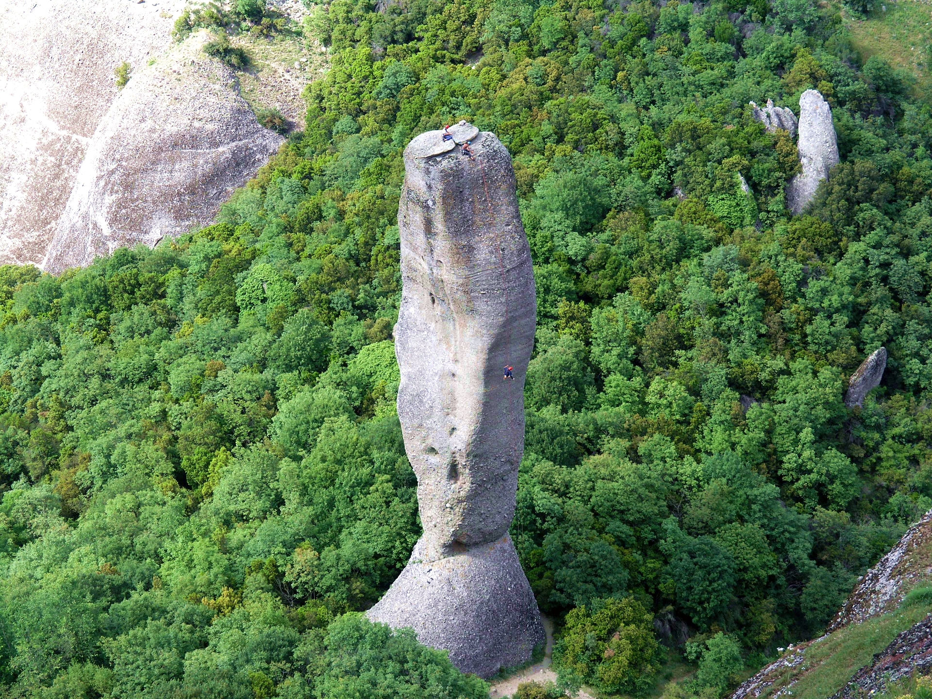 Impressive Rock Climbing on Meteora