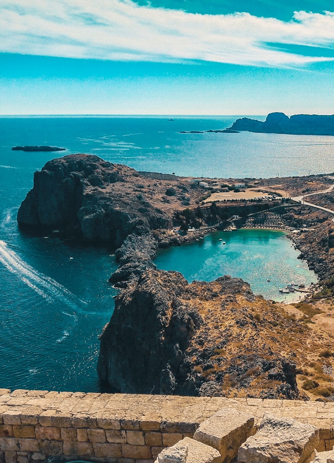 View from Lindos