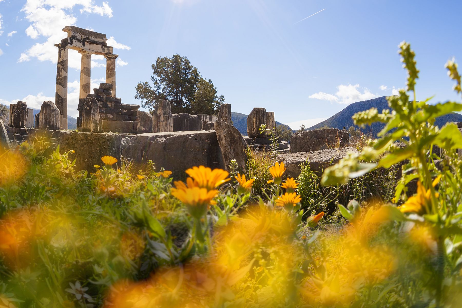 Ruins of the Temple, Delphi, Greece