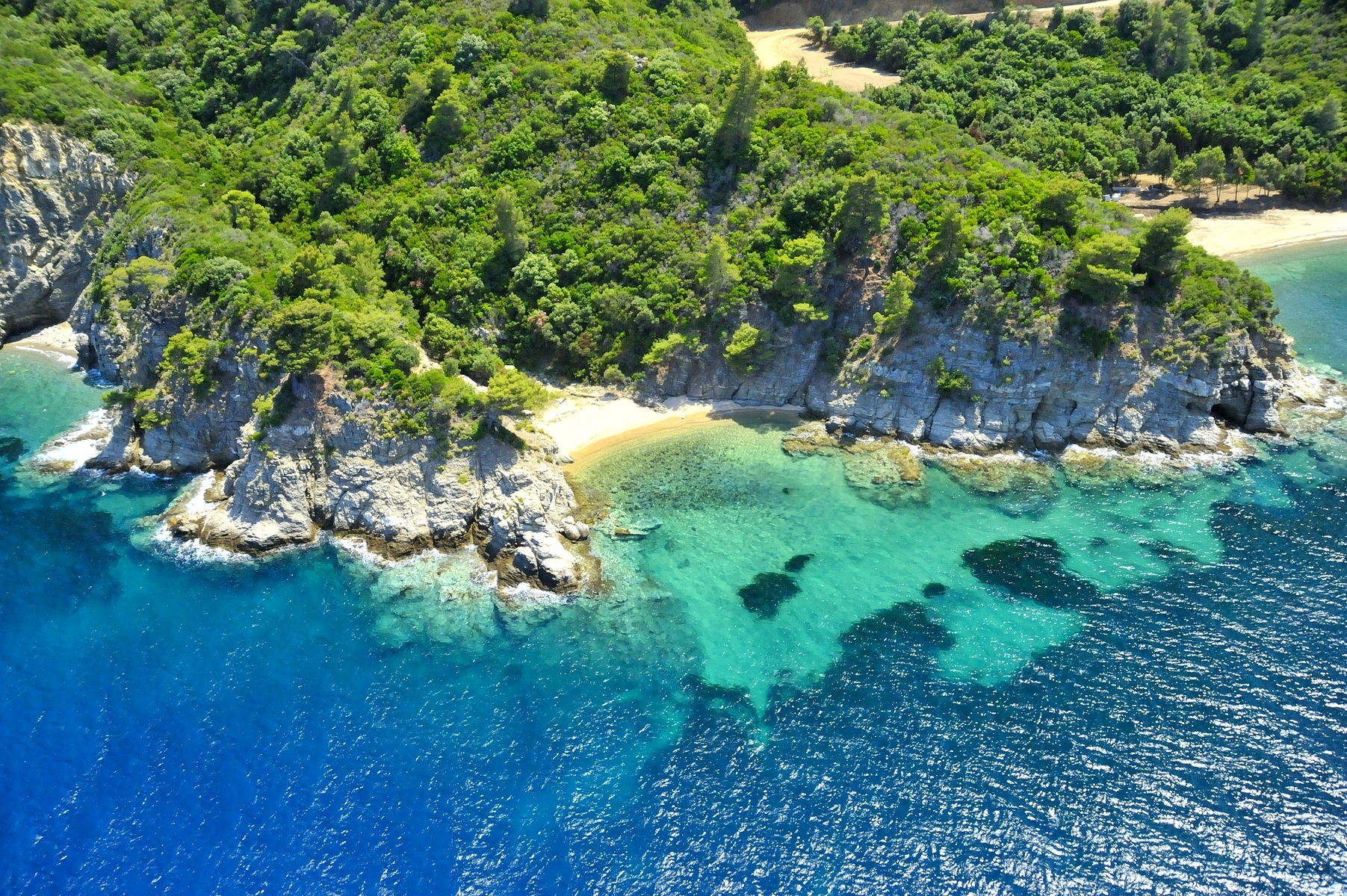 Sand und Meer laden Sie nach Halkidiki ein