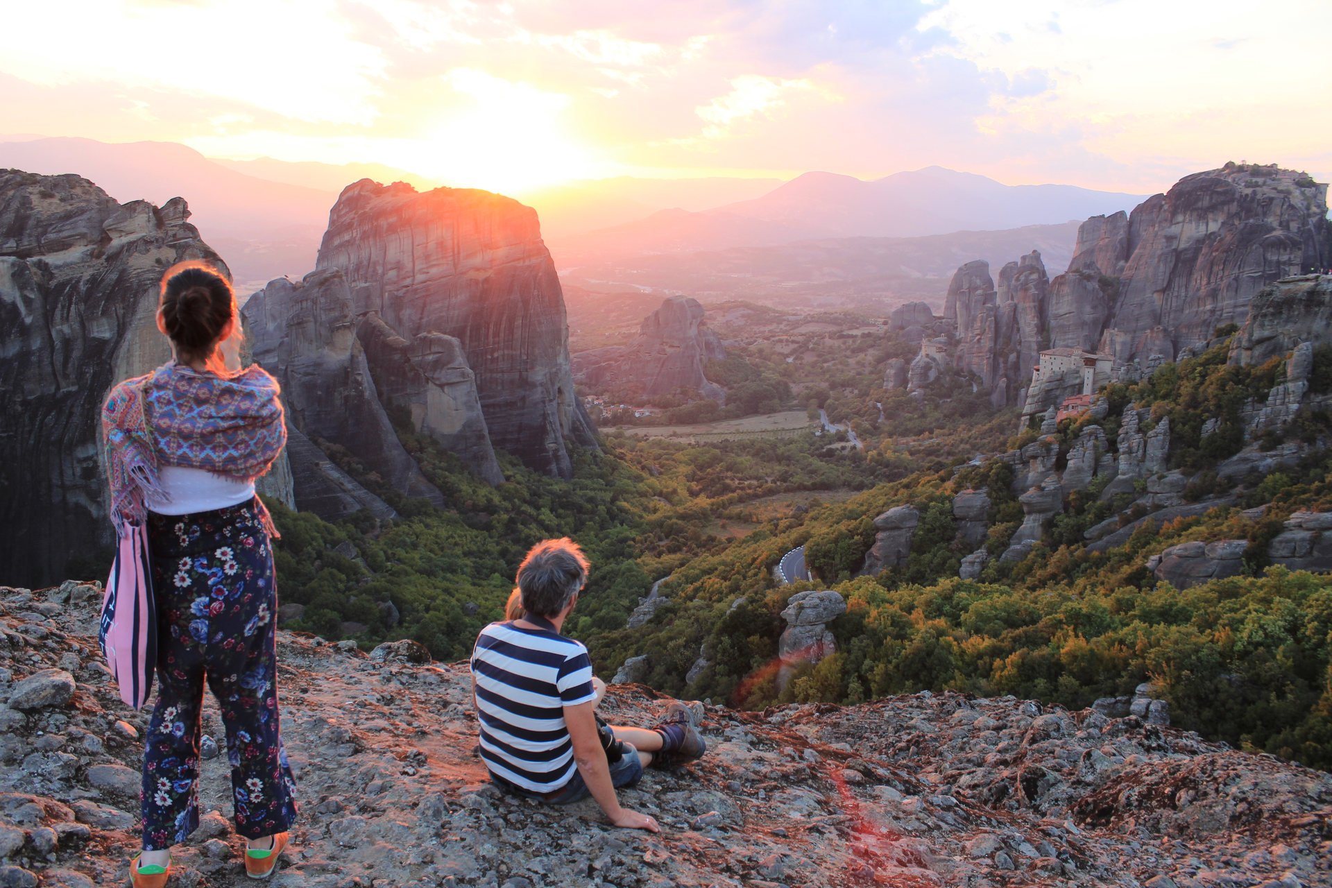 Sunset from Above, Meteora, Greece