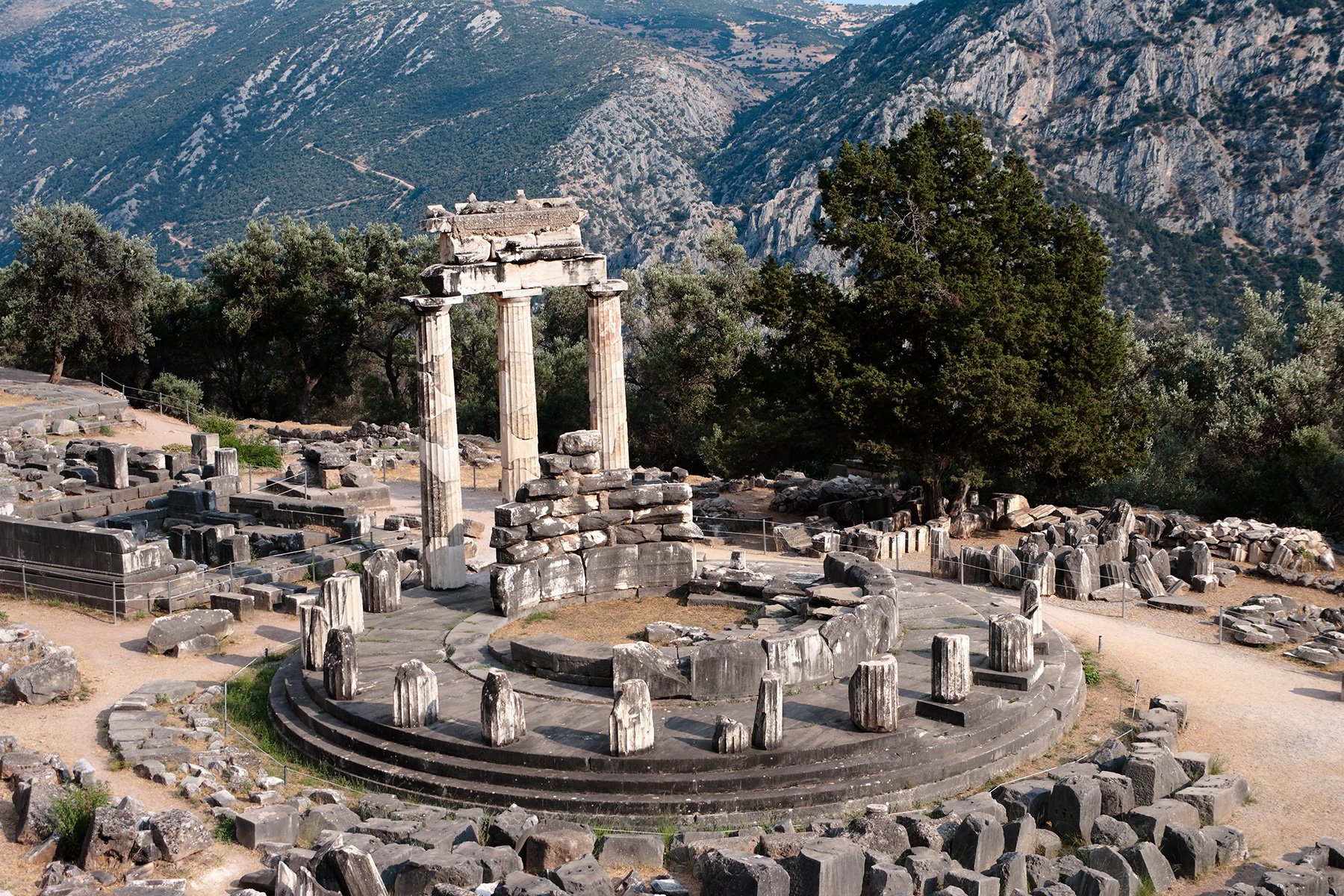 Das Orakelheiligtum von Delphi
