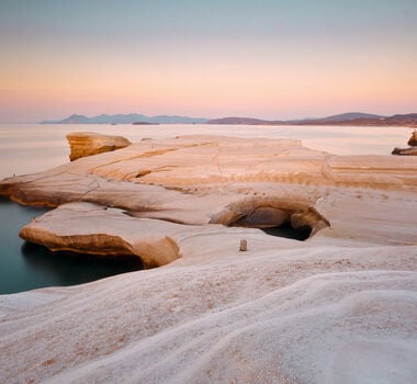 Tip-You should definately stay till sunset in Sarakiniko, the effect is otherworldly