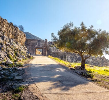 The archaeological site of Mycenae