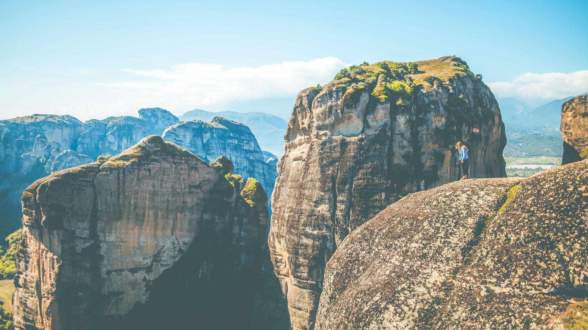 Hike among the gigantic rock pillars of Meteora to enjoy truly breathtaking views