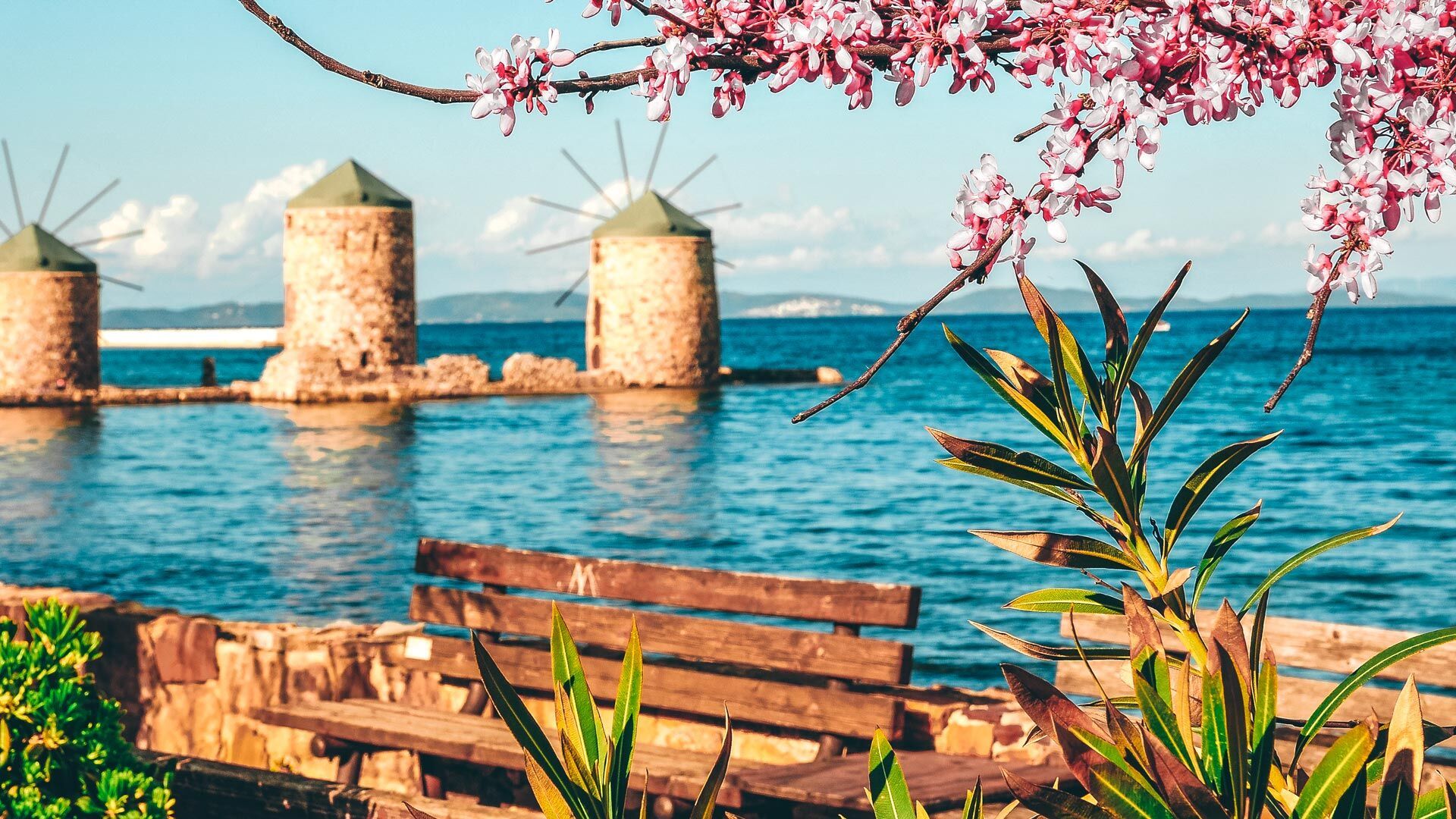 Windmills of Hora,one of the most charming spots of the island