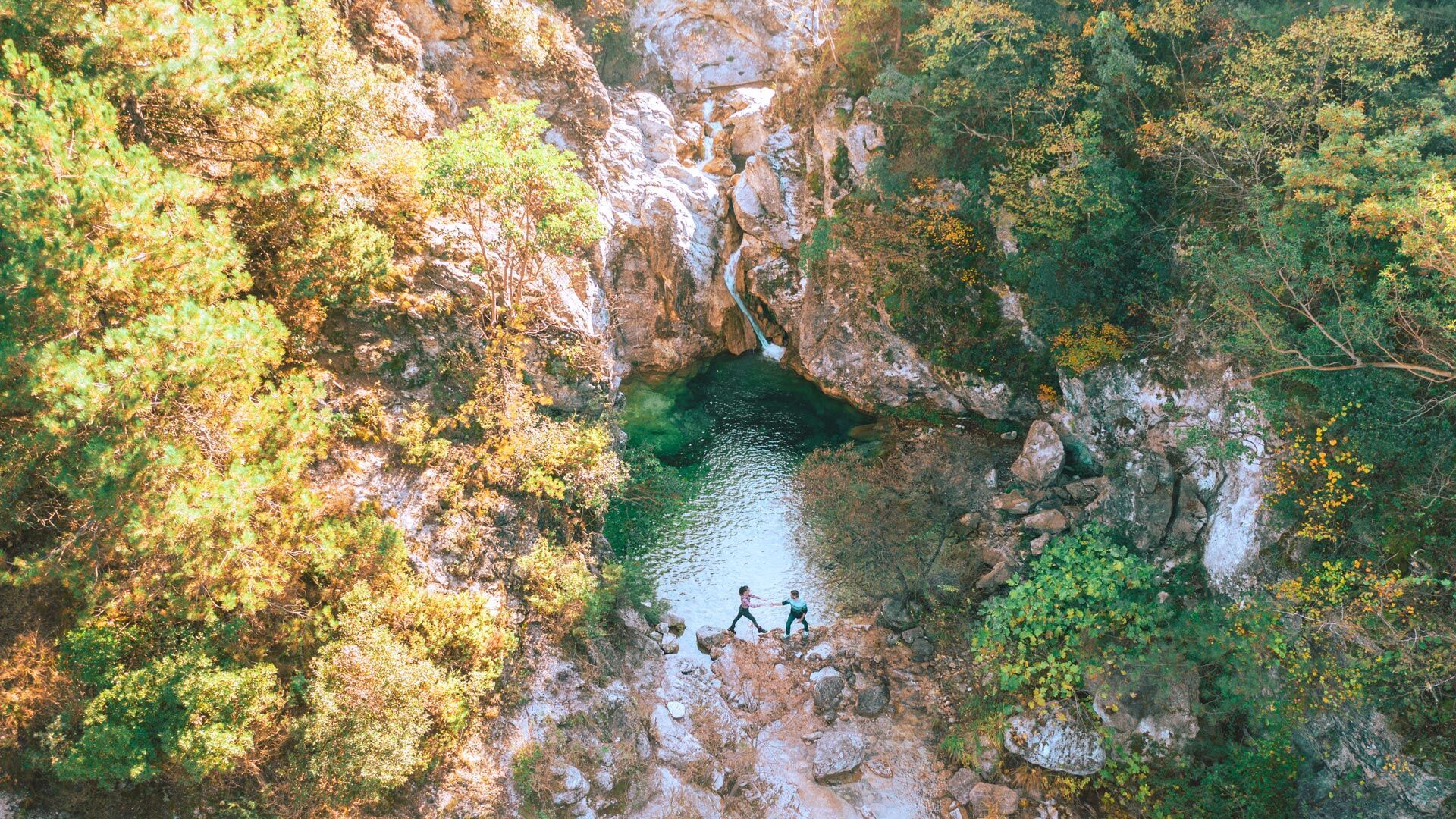 Epineas waterfalls, with a beautiful plunge pool that you can swim in