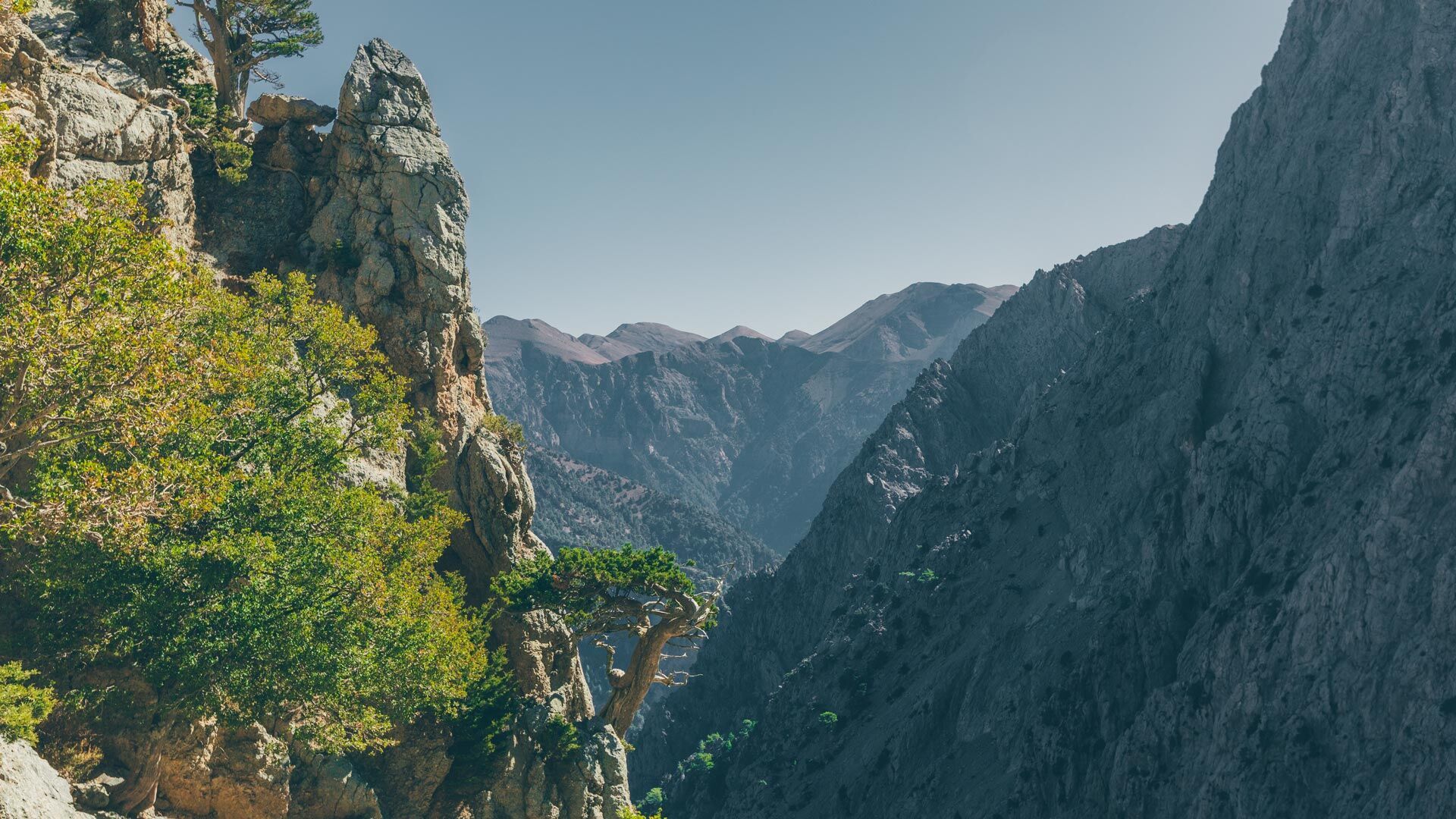 Samaria is the longest gorge in Greece and forms part of the E4 hiking trail that traverses Europe