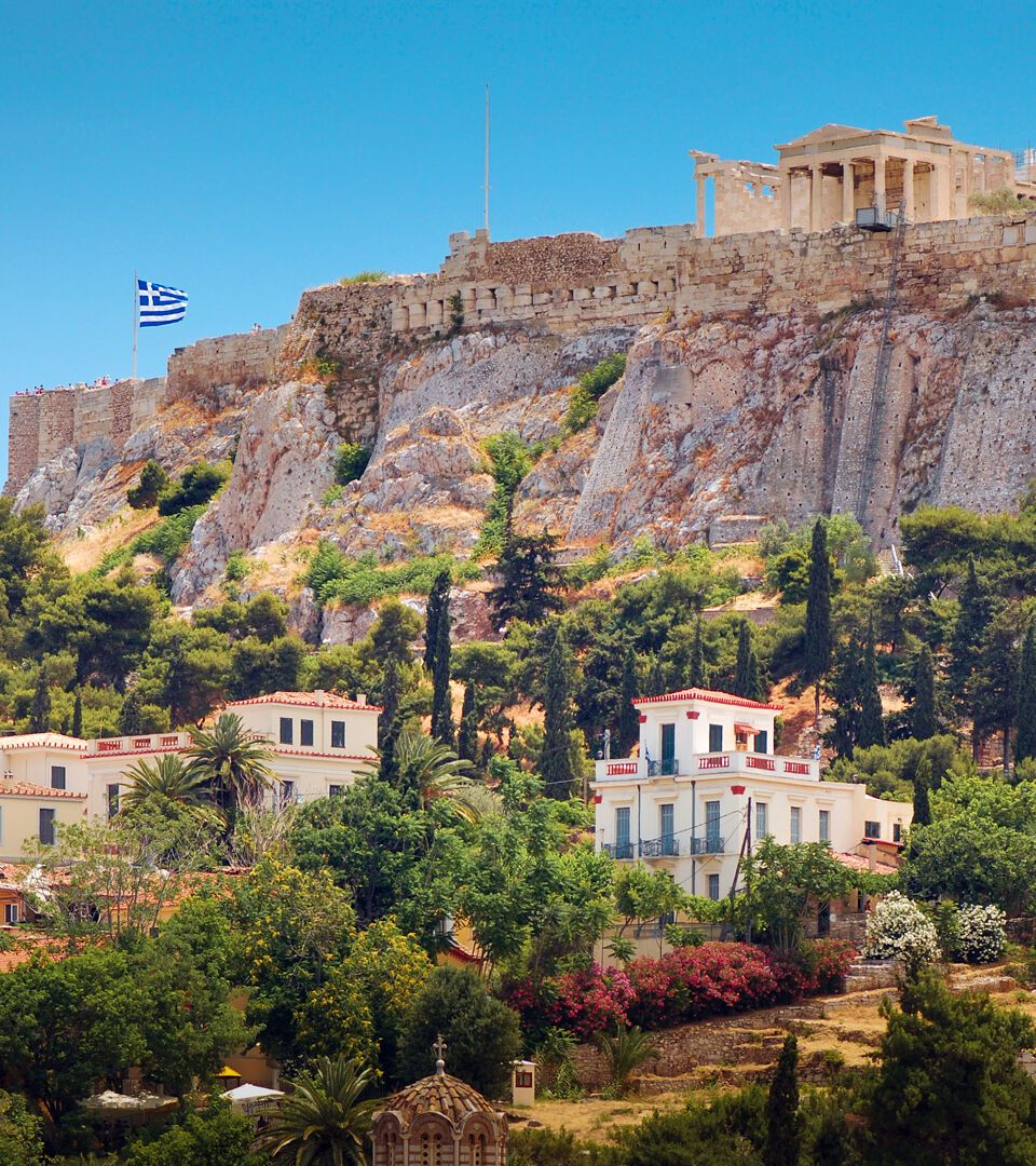 The Acropolis hill in Athens