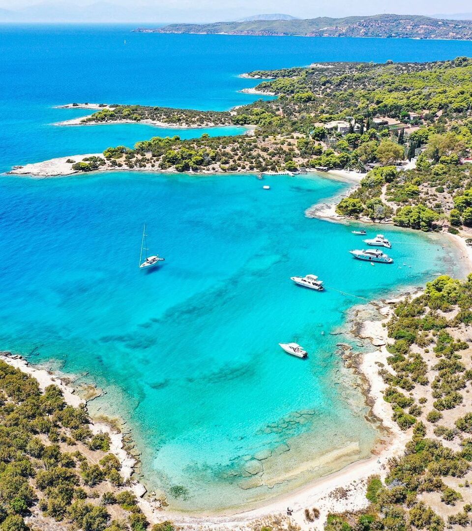 The beaches of Porto Heli