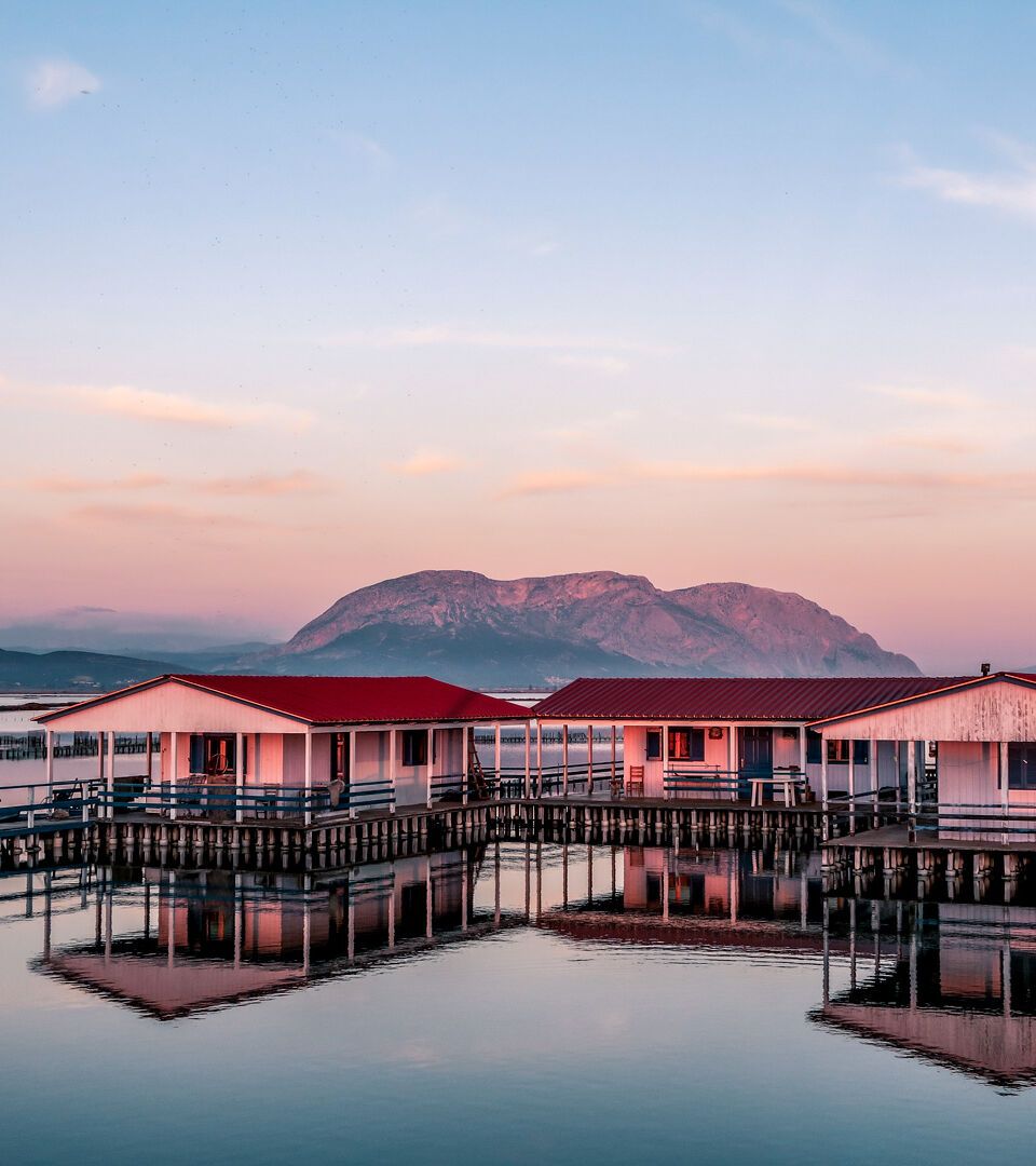 Pelades, the uniquely beautiful wooden houses built by local fishermen