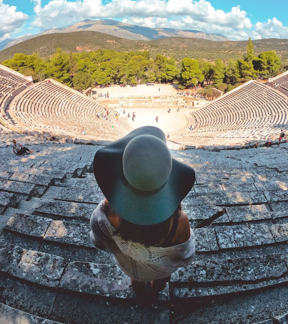 The ancient theatre of Epidaurus, A Unesco World Heritage Site