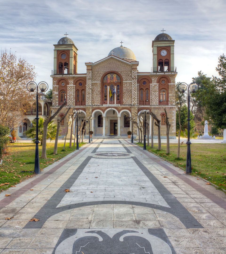 The magnificent Holy Temple of St Constantine in Karditsa town