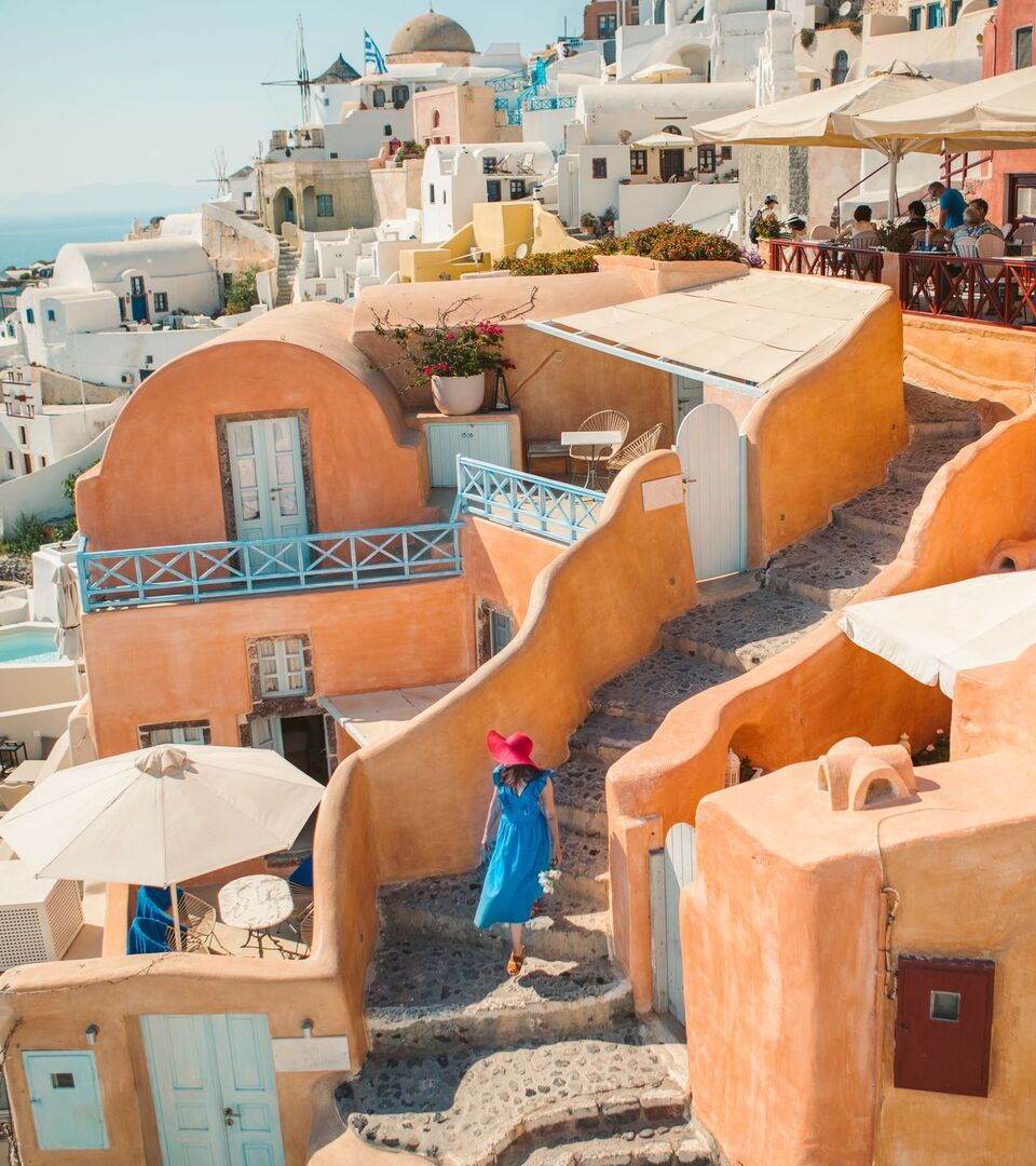 Sugar-cubed houses, blue-domed churches, bell towers, windmills and cute little alleyways