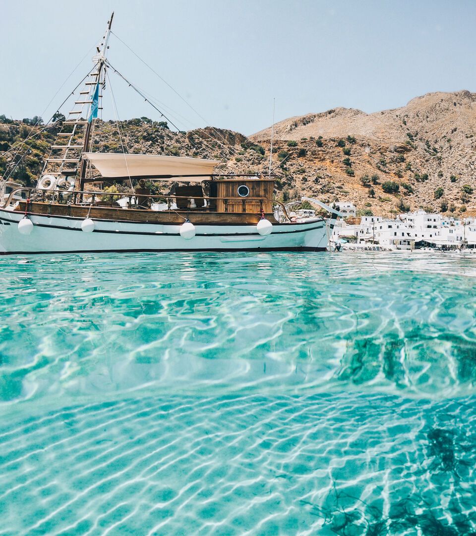 Fishing boat at Sfakia-Loutro, Crete