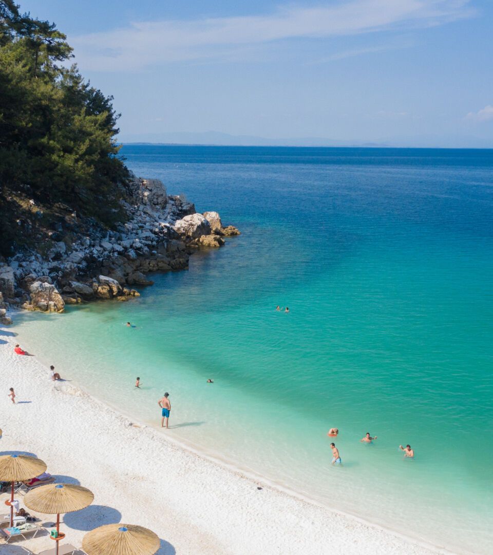 Marble beach, Thassos