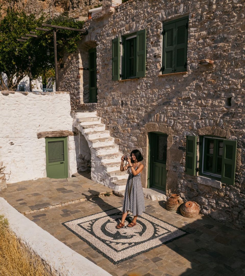 Megalo Chorio in Tilos, Greece