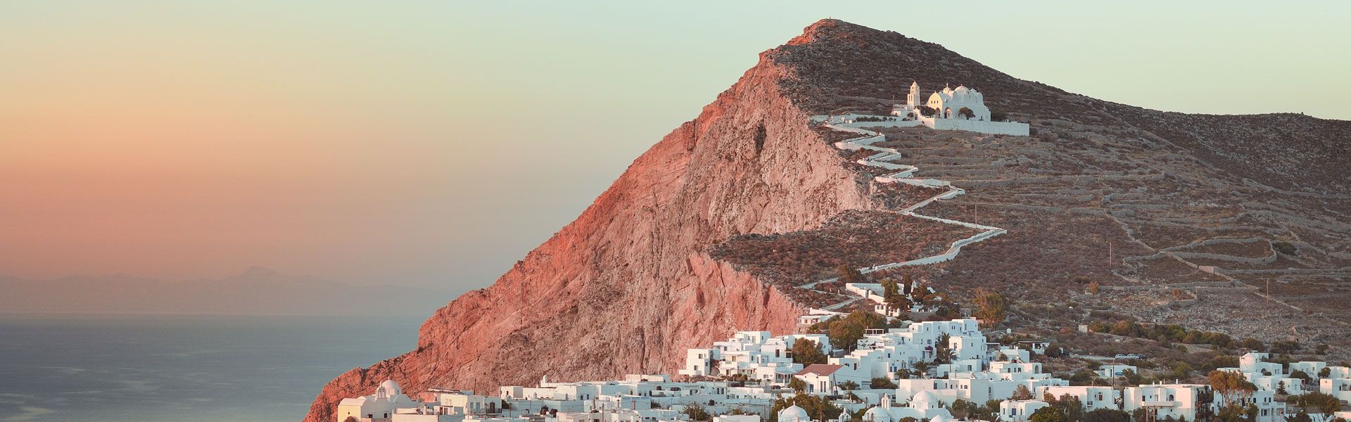 Chora of Folegandros and the Church of Panagia