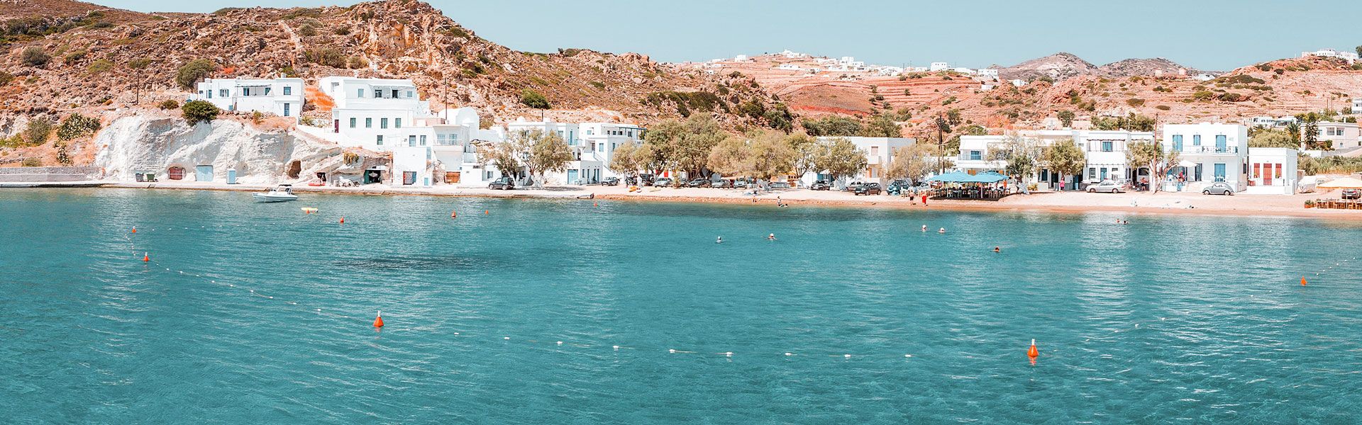 Psathi harbor on Kimolos