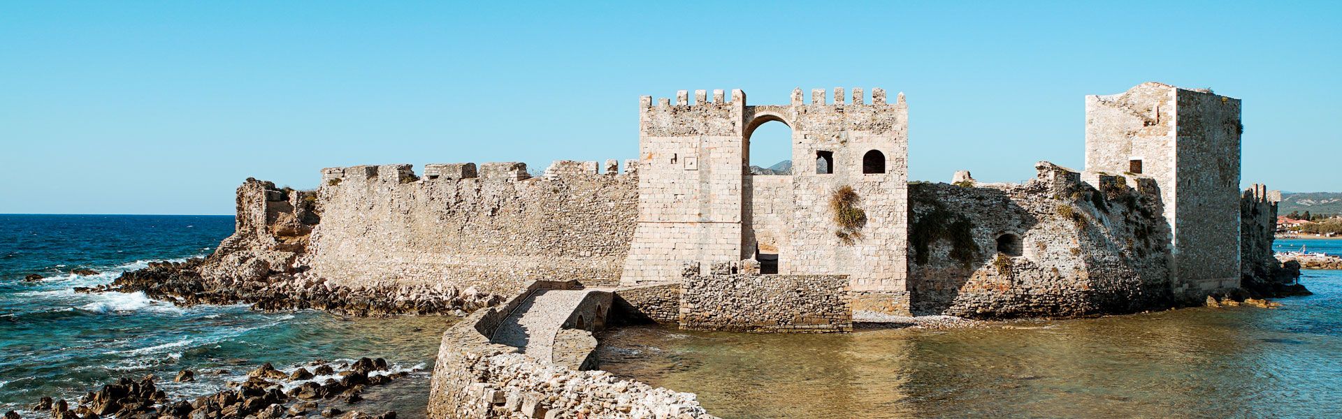 As soon as you set foot on the stone bridge of Methoni Castle, you'll be impressed