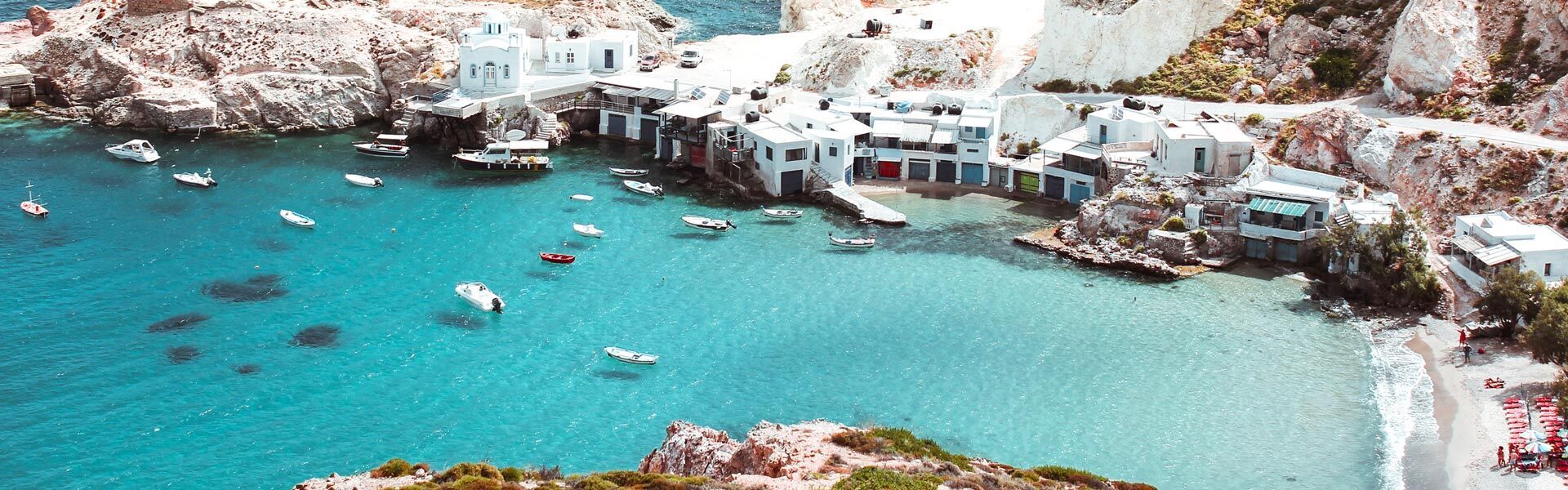 Fyropotamos, a seaside settlement with a tiny sandy beach