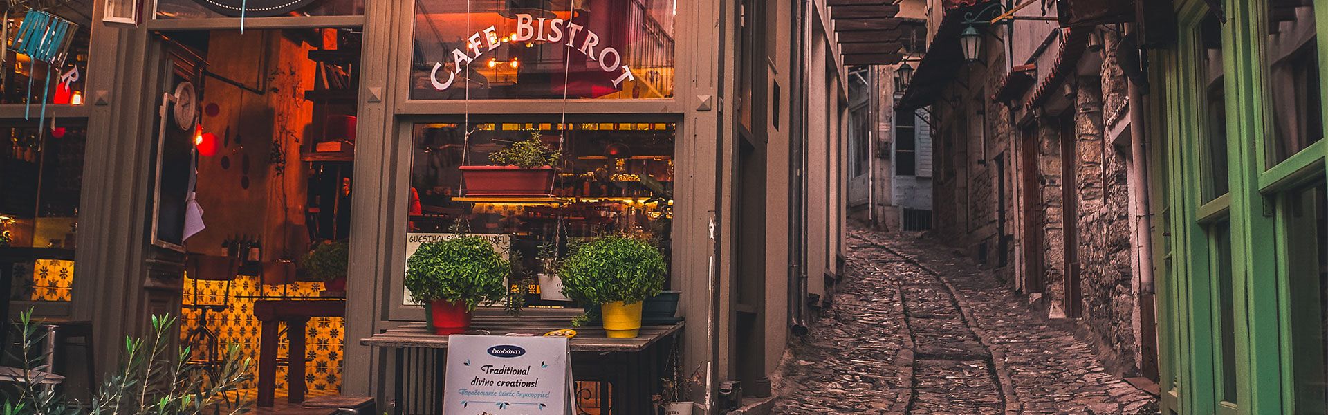 Get lost in the cobblestone alleys of Dimitsana