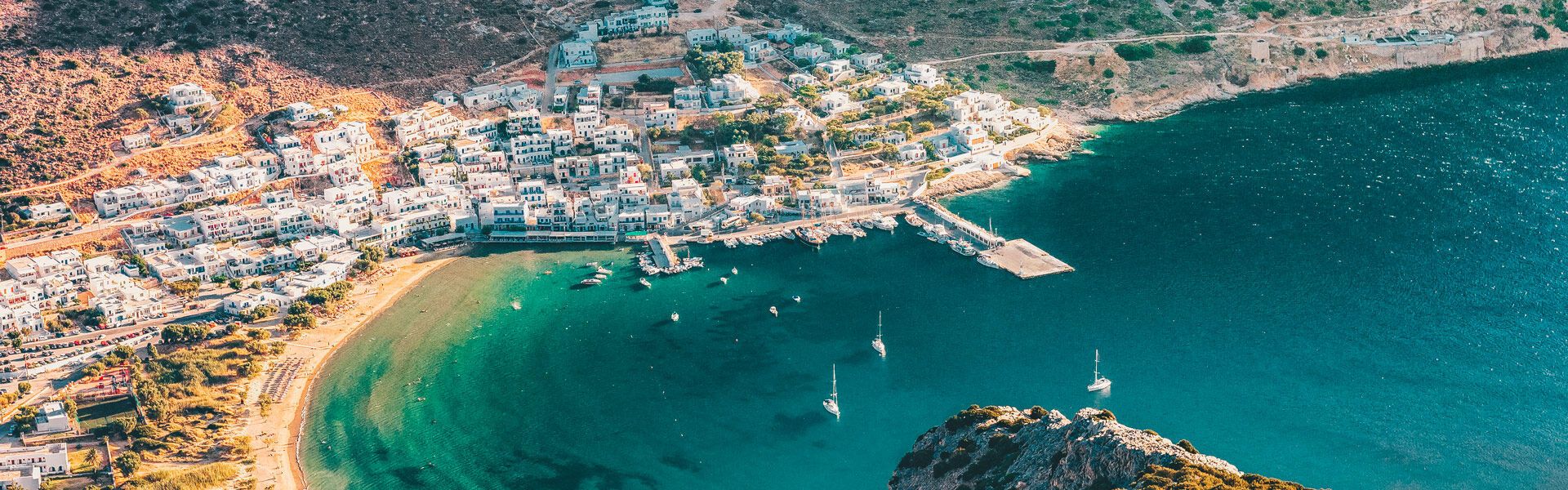 Kamares village on  Sifnos island