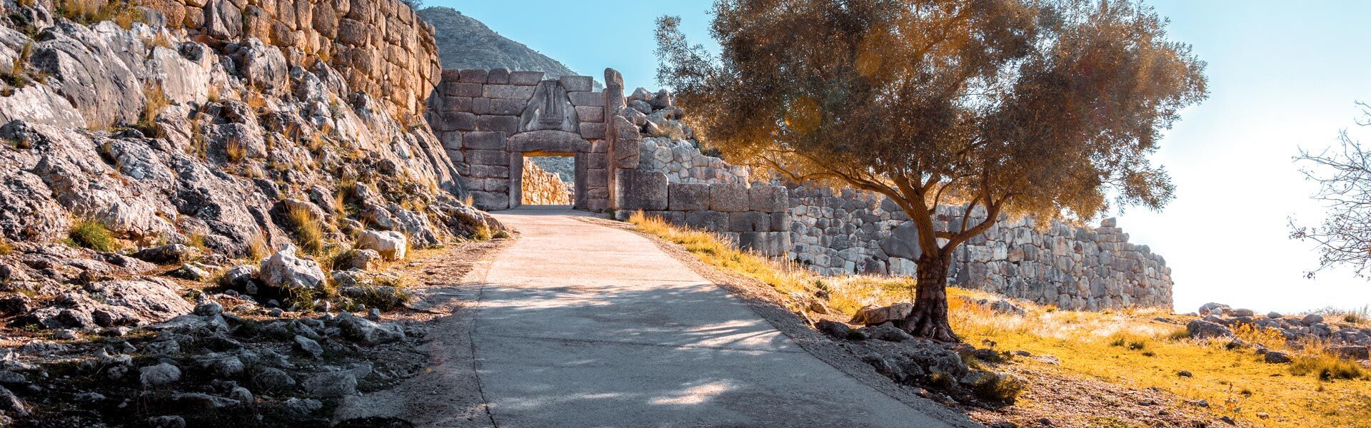 Lion Gate, a symbol of the power of the Mycenaean Kingdom