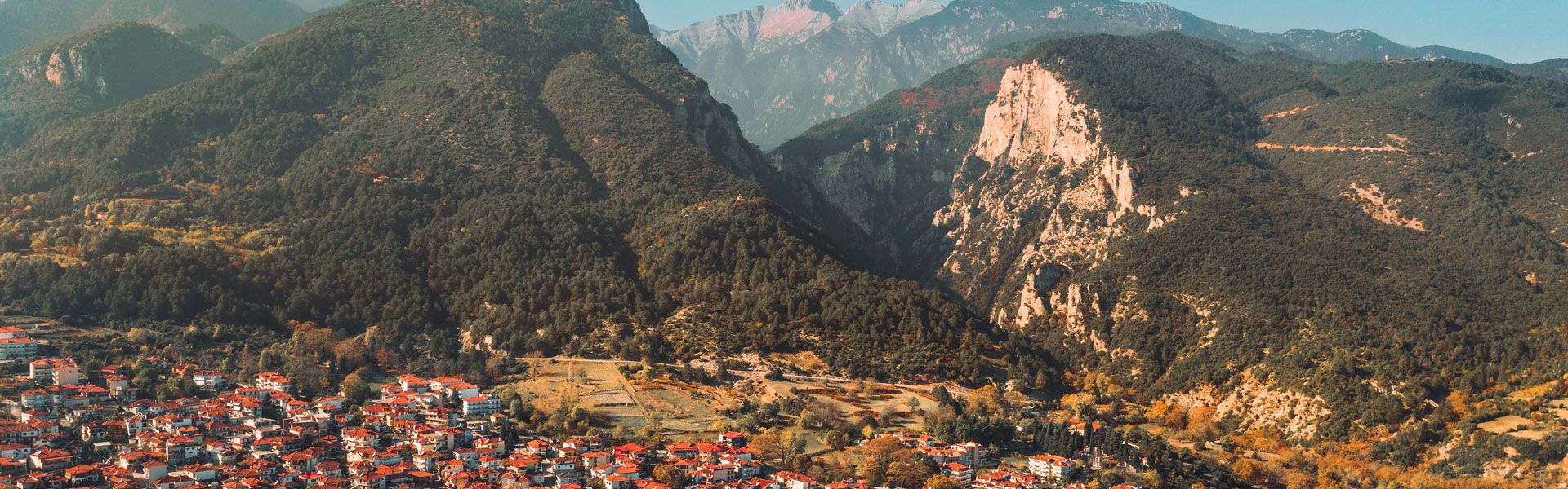 Litohoro village is the starting point for day trips on the mountain