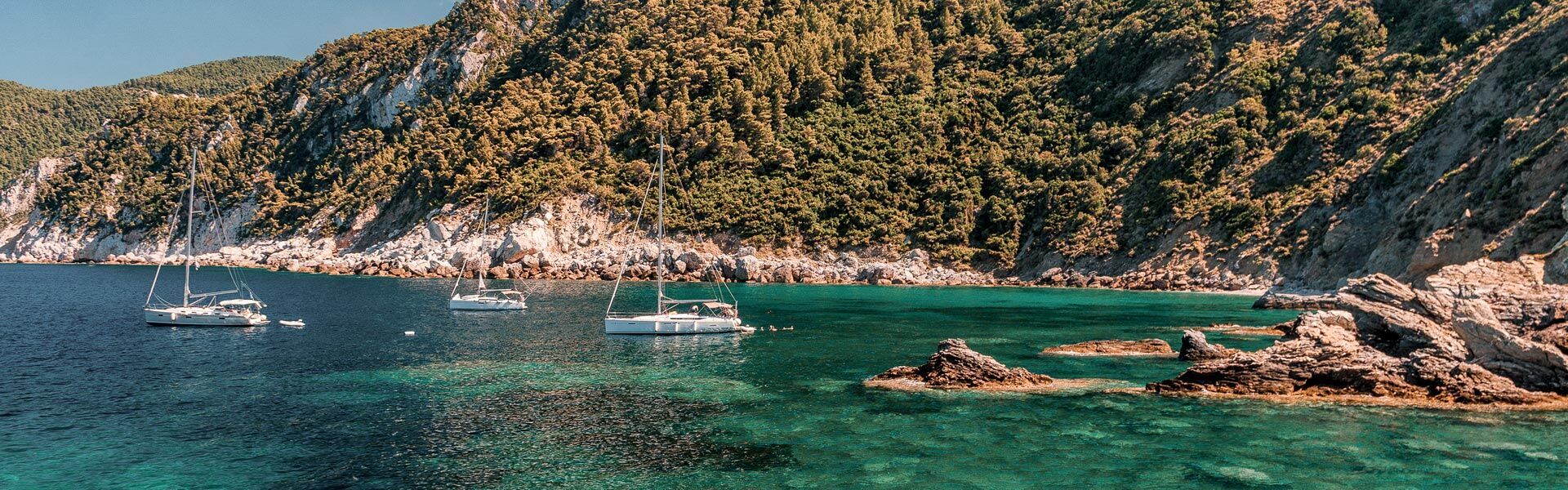 Saint Ioannis Beach in Skopelos island