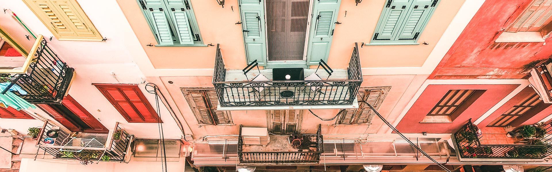 Street of Nafplio city from above_edit