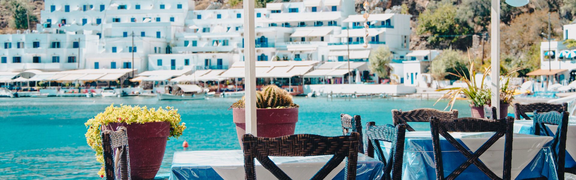 Traditional tavern at Loutro, Crete