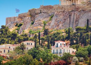 The Acropolis hill in Athens