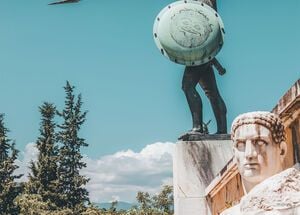 Leonidas statue Thermopylae